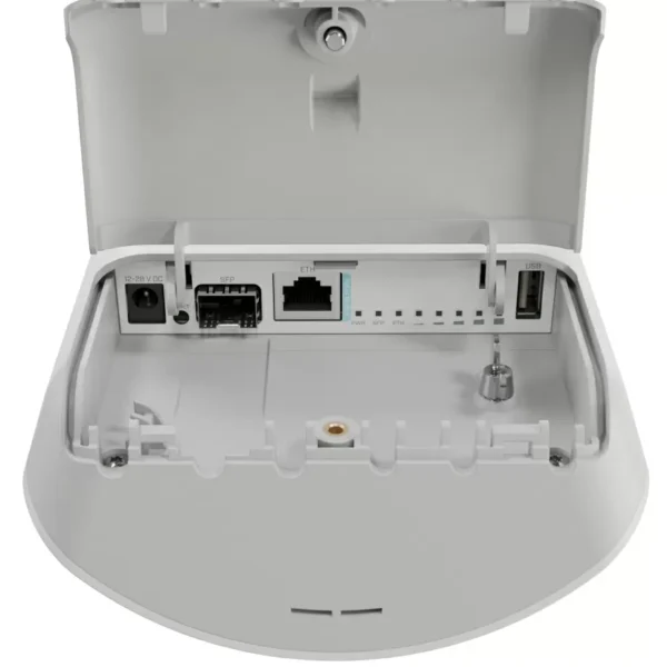 MikroTik mANTBox ax 15s The MikroTik mANTBox ax 15s is a high-performance outdoor wireless access point designed for efficient point-to-multipoint (PtMP) and point-to-point (PtP) applications. Combining advanced technology with robust features, it is ideal for extending network coverage in various environments, including urban and rural settings. Key Features Integrated 15 dBi Antenna: The mANTBox ax 15s comes with a built-in 15 dBi antenna, providing excellent signal strength and long-range coverage. This integrated design simplifies installation and reduces the need for additional equipment, making it a practical choice for network expansion. Wi-Fi 6 (802.11ax) Support: This device supports the latest Wi-Fi 6 standard, delivering impressive data rates and improved performance in high-density environments. With speeds up to 2.4 Gbps, it is well-suited for bandwidth-intensive applications like video streaming, online gaming, and large file transfers. Dual-Band Operation: Operating on both the 2.4 GHz and 5 GHz frequency bands, the mANTBox ax 15s offers flexibility and enhanced performance, allowing users to minimize interference and optimize connectivity for multiple devices. Power over Ethernet (PoE): The device supports PoE, enabling it to be powered through the Ethernet cable. This feature simplifies installation, especially in outdoor environments where power sources may be limited. Technical Specifications Processor: Quad-core CPU RAM: 512 MB Storage: 16 MB Flash Operating Temperature: -40°C to +70°C Applications The MikroTik mANTBox ax 15s is ideal for Internet Service Providers (ISPs) looking to enhance coverage, connect remote locations, or support IoT applications. Its high performance and durable design make it suitable for various settings, from residential to commercial. Advantages Cost-Effective Solution: The mANTBox ax 15s provides an affordable means to improve wireless connectivity without significant infrastructure investments. User-Friendly Configuration: Running on MikroTik’s RouterOS, it offers extensive configuration options while remaining accessible for users of all skill levels. In summary, the MikroTik mANTBox ax 15s is a powerful and reliable outdoor wireless access point, making it an excellent choice for delivering high-speed internet connectivity across diverse applications.